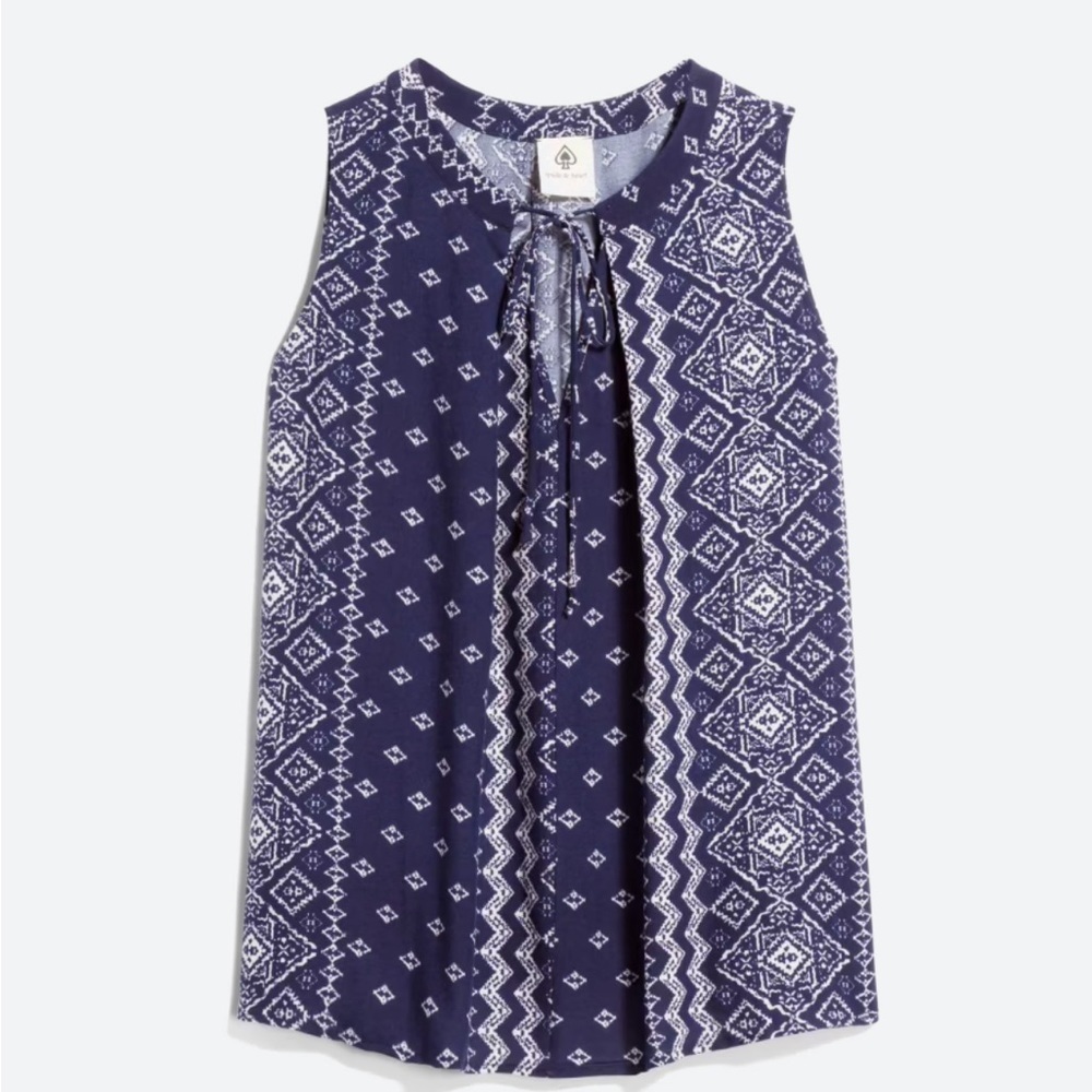 Spade & Heart - Cally Tie Front Top. Size XL. Bought from stitch fix.